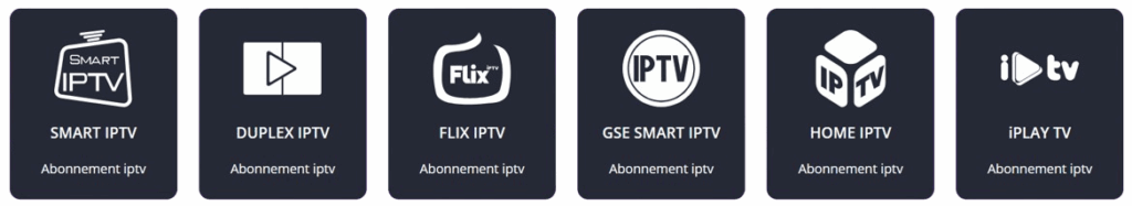 Applications compatibles Euro IPTV – Smart IPTV, Duplex IPTV, Flix IPTV